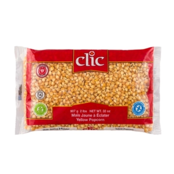 CLIC YELLOW POPCORN 2 LBS