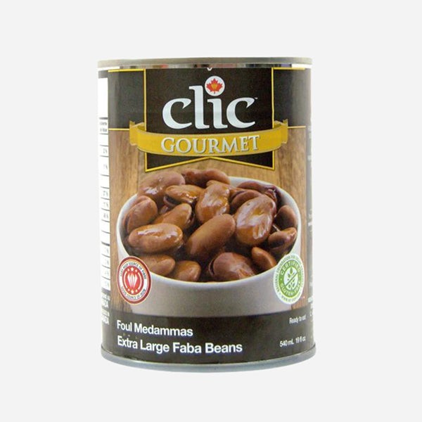 CLIC EXTRA LARGE FAVA BEANS 540 ML
