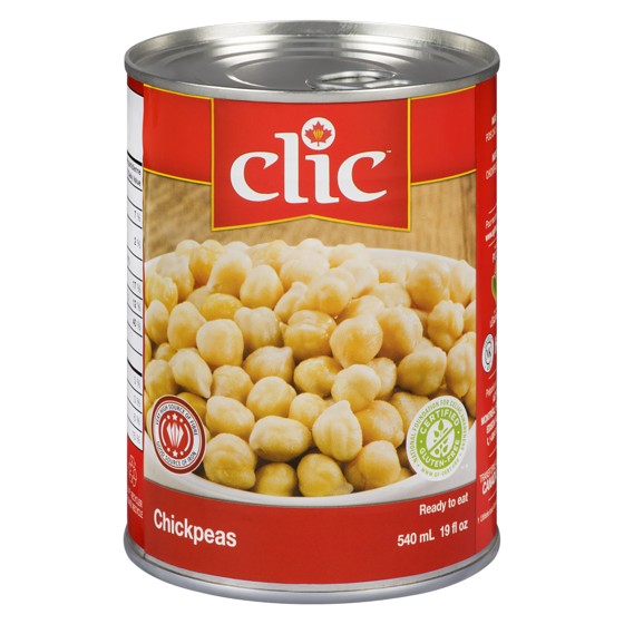 CLIC CHICK PEAS 540 ML