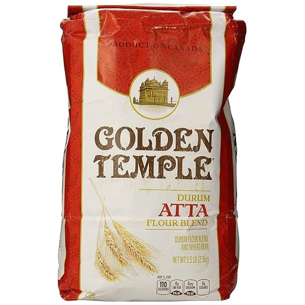 GOLDEN TEMPLE FLOUR REGULAR (WHITE BAG) 5 LBS
