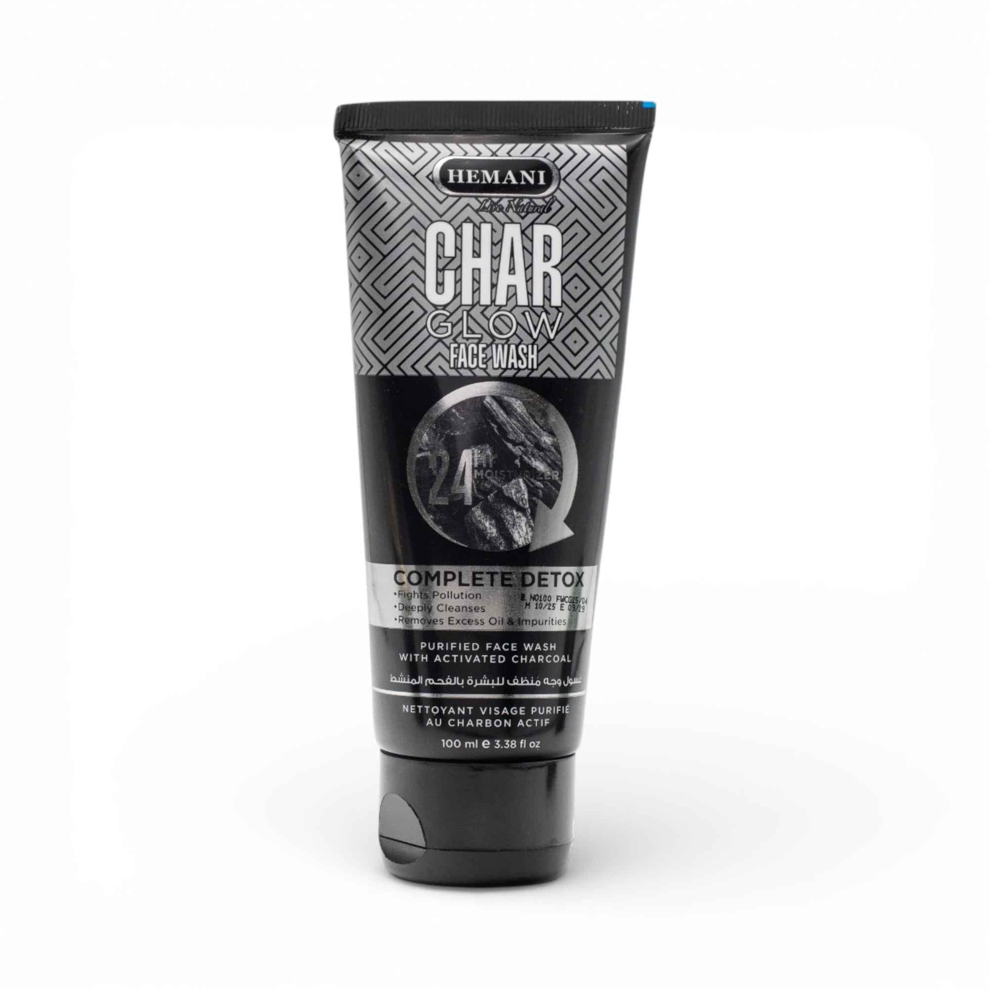 HEMANI CHARCOAL FACE WASH 100 ML