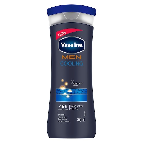 Vaseline Men Body Lotion Cooling 400 ML
