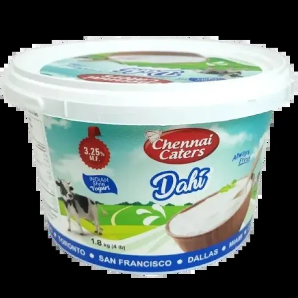 Chennai Caters Indian Style Yogurt 3.25%M.F 1.8 KG