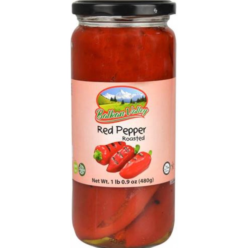 BALKAN VALLEY RED PEPPER ROASTED 1 Lbs