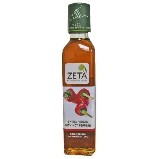 ZETA EXTRA VIRGIN OLIVE OIL HOT PEPPRS FLAVORED 0.53 Lbs
