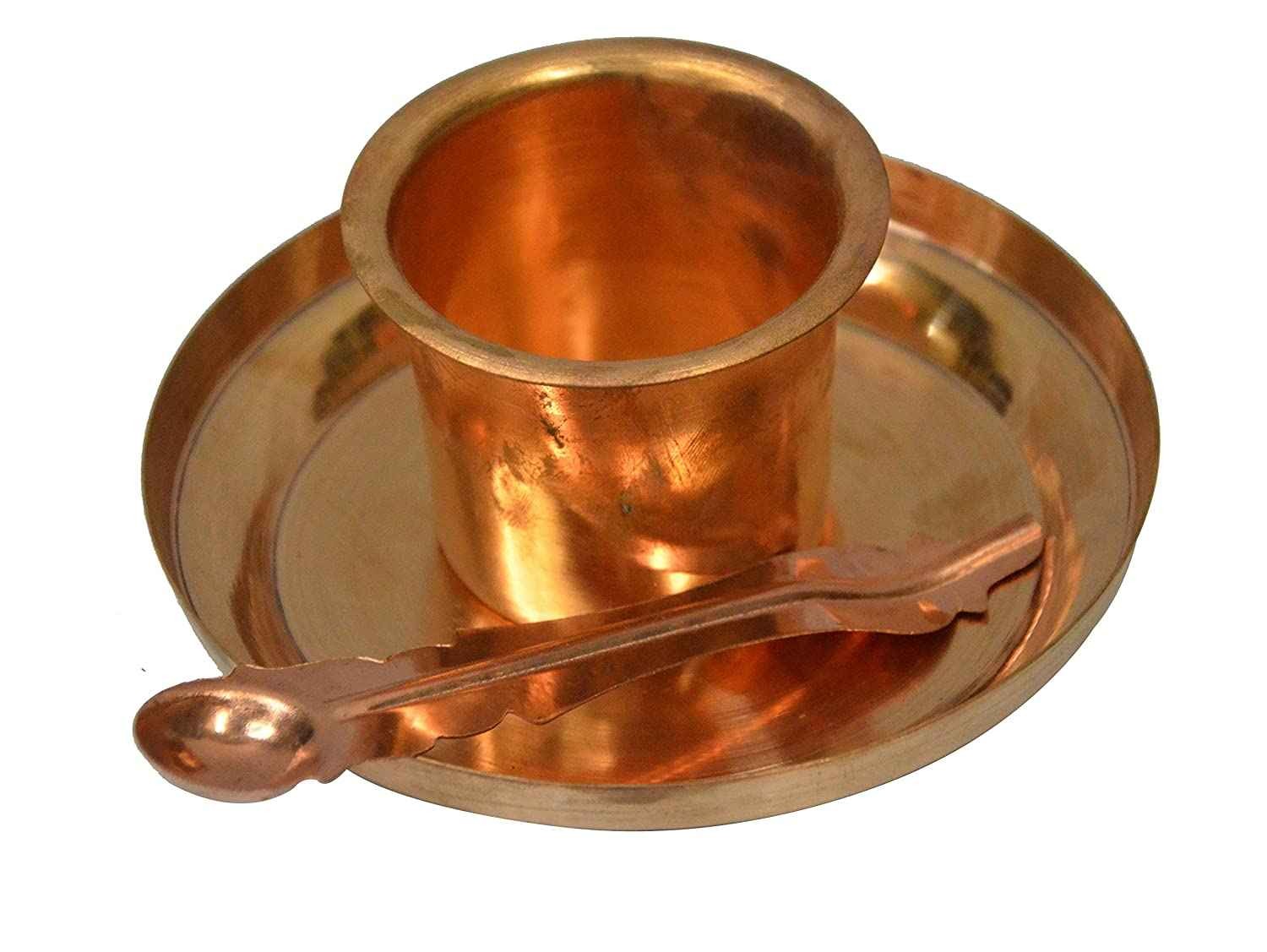 Copper Panchpatra Set 3 PCS