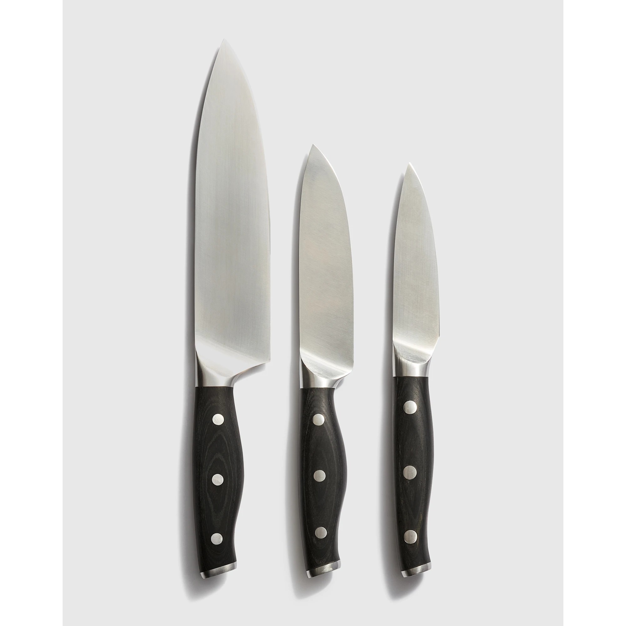 Kutz Stainless Steel Knivfe 3 Pcs. Set. 1 EACH
