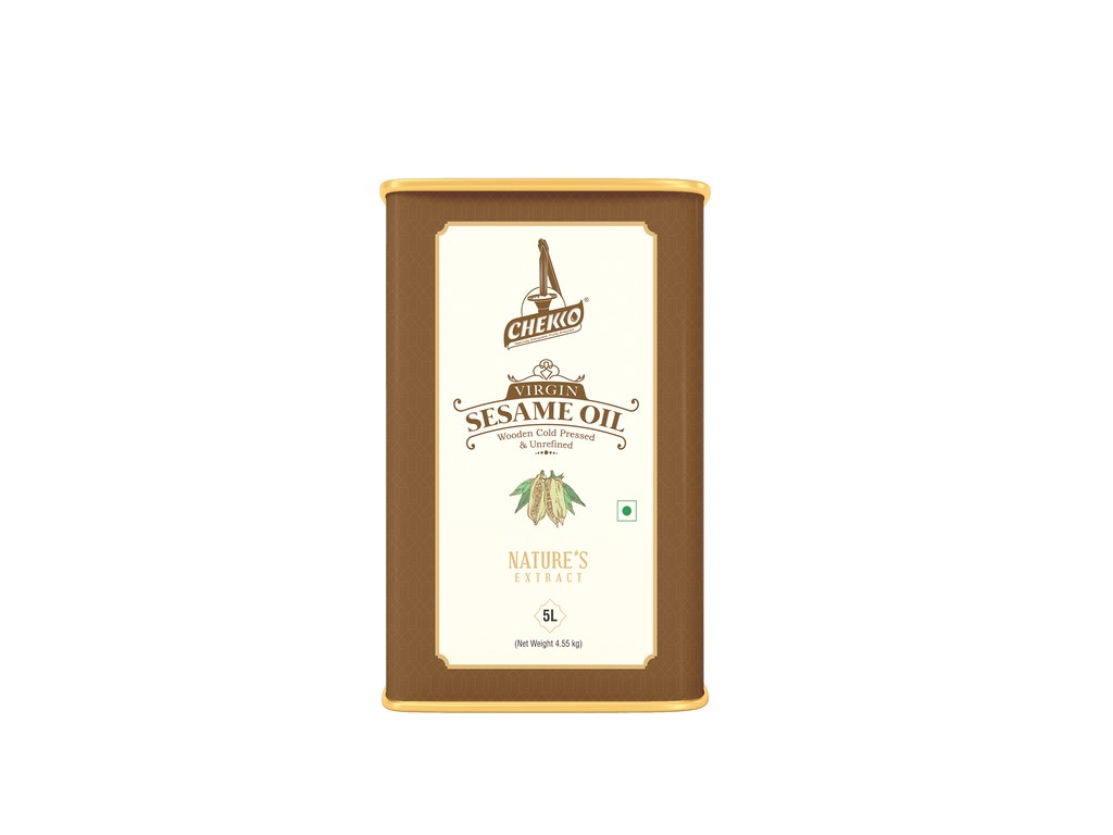 Chekko Virgin Sesame Oil 5 LTR