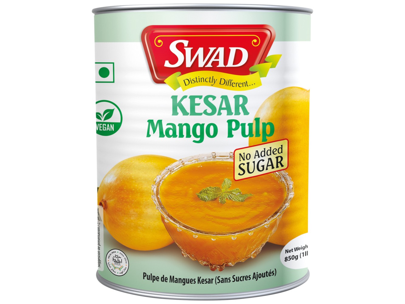 Swad Kesar Mango Pulp 850 GM