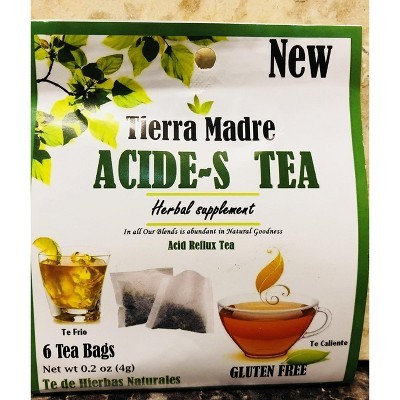 TIERRA MADRE ACIDES Reflux Tea  2 PACK
