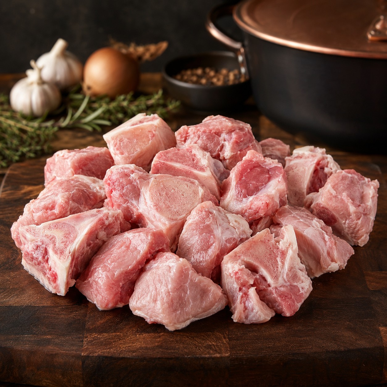 Veal Leg Shoulder   Curry Cut 2 LBS