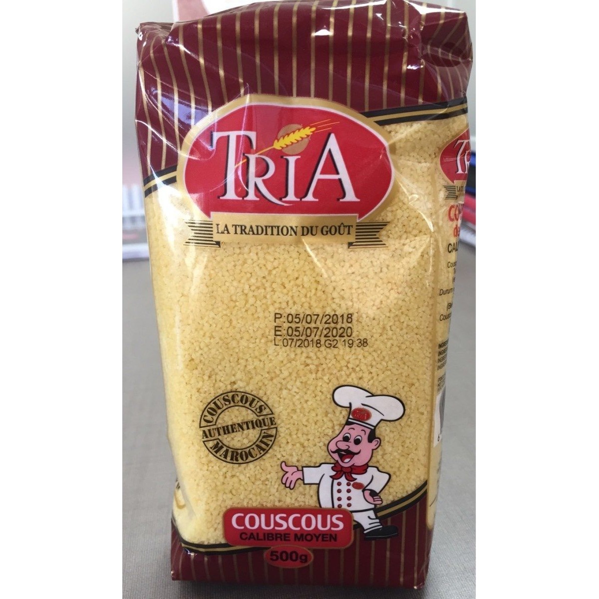 TRIA COUSCOUS MOYEN 500 GM