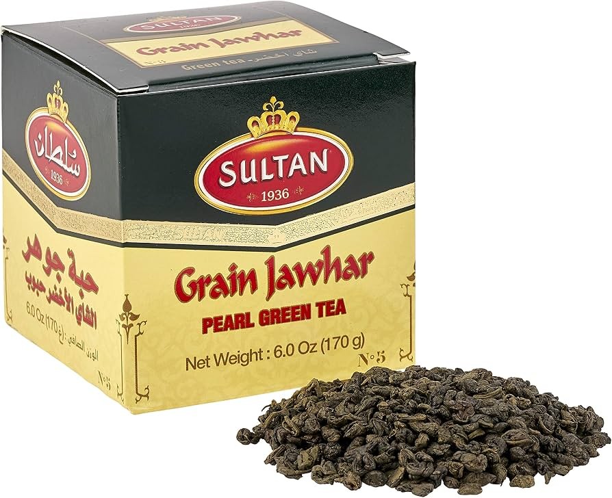 SULTAN TEA Moroccan Jawhar Loose Green Tea, Herbal Green Teas  170 GM