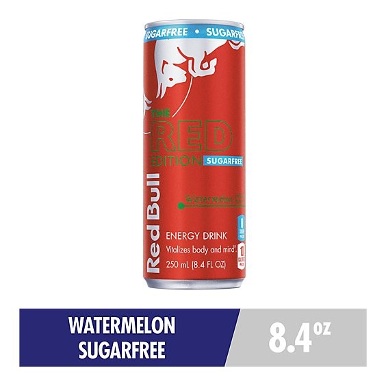 Red Bull Sugar Free Red Edition Energy Drink   8.4 Fl Oz 8.4 OZ