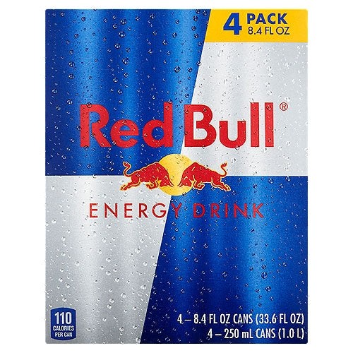 RED BULL 4 PK 33.6 FLOZ
