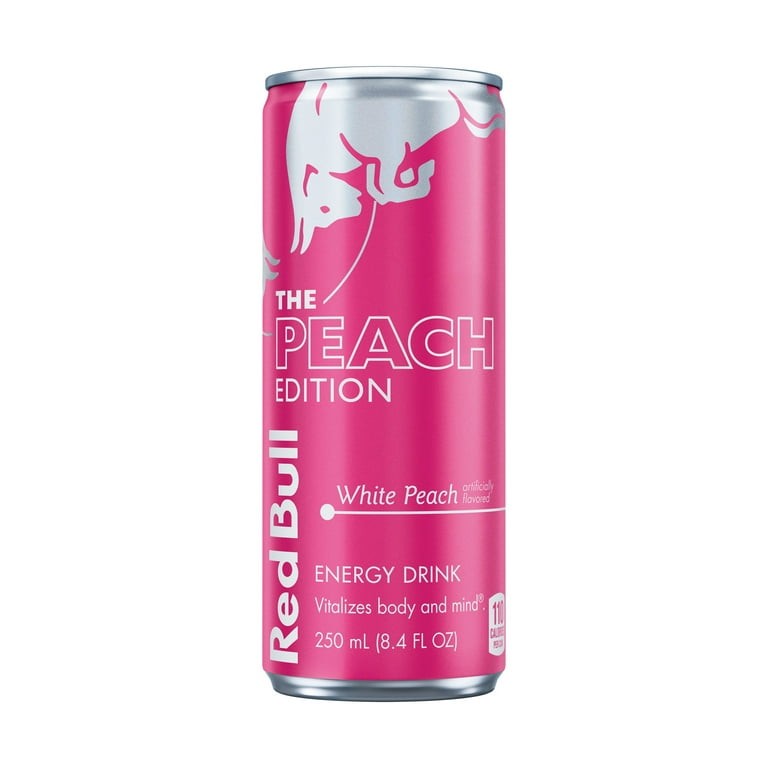 Red Bull Peach Edition Energy Drink 8.4 FLOZ