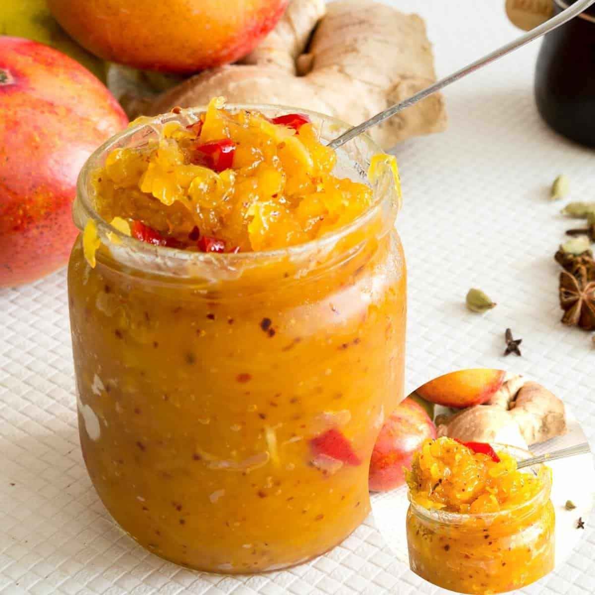 KALUSTYANS MANGO HOT CHUTNEY 0.63 Lbs