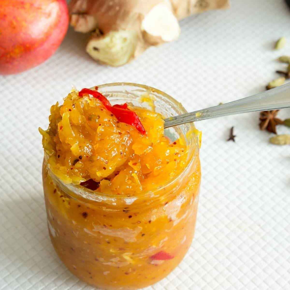 KALUSTYANS HOT MANGO CHUTNEY 2 Lbs