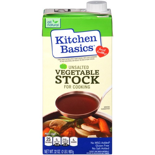 KITHEN BASICS STOCK UNS VEGETABLE 32 OZ