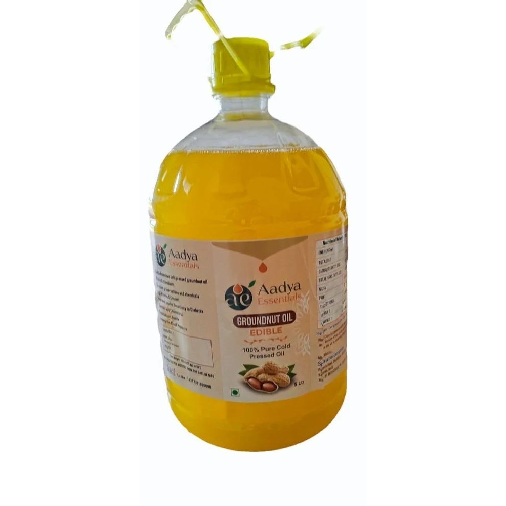 Aadya Foods Groundnut Oil Can 5 LTR