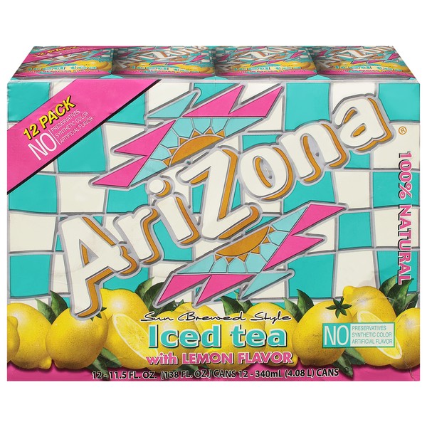 ICED TEA W/LEMON 12 Pack Can            138 OZ