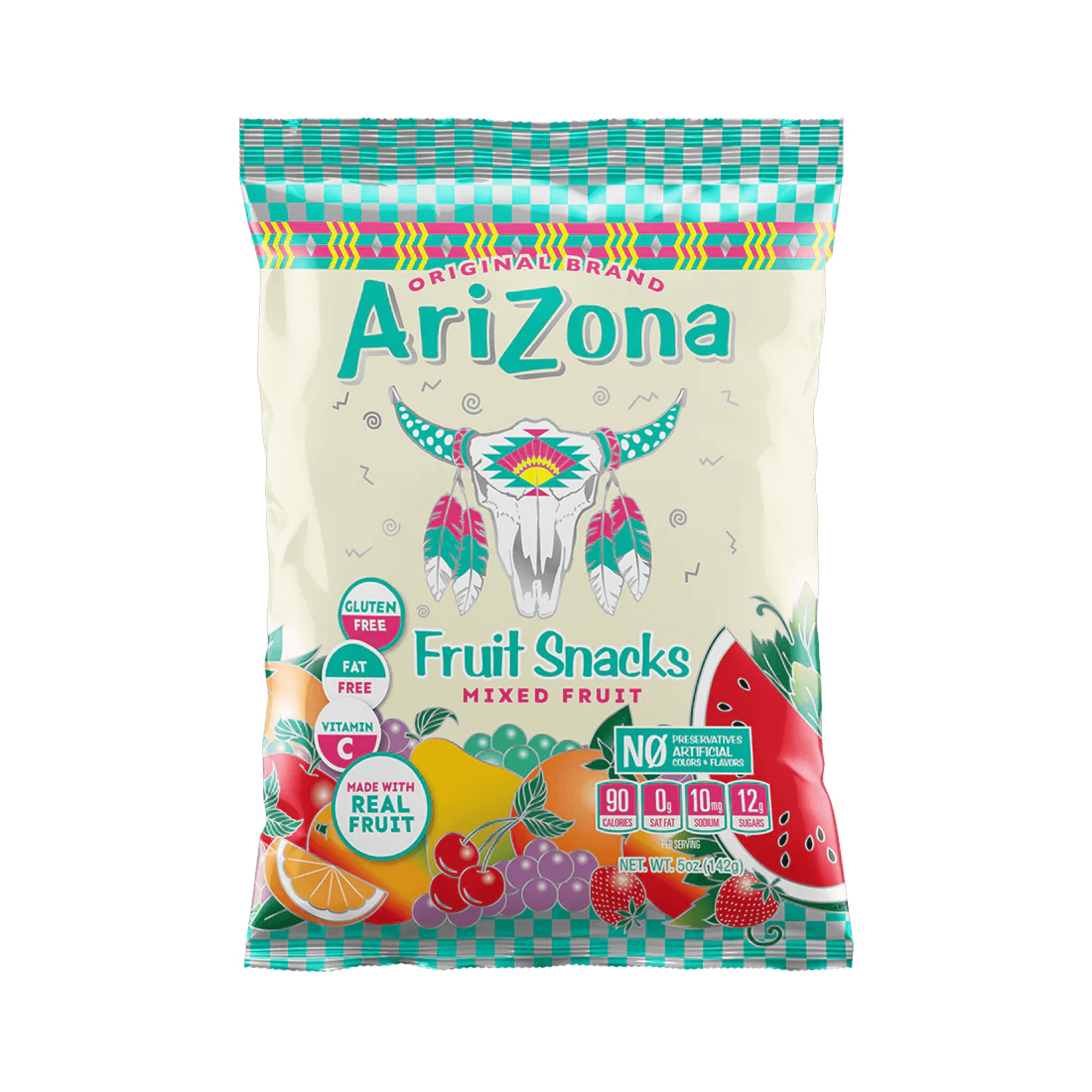 Arizona Green Tea Fruit Snacks Mixed Flavors 5 OZ