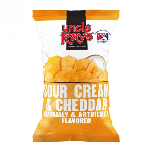 UNCLE RAYS SOUR CREAM & CHEDAR 1 PACK
