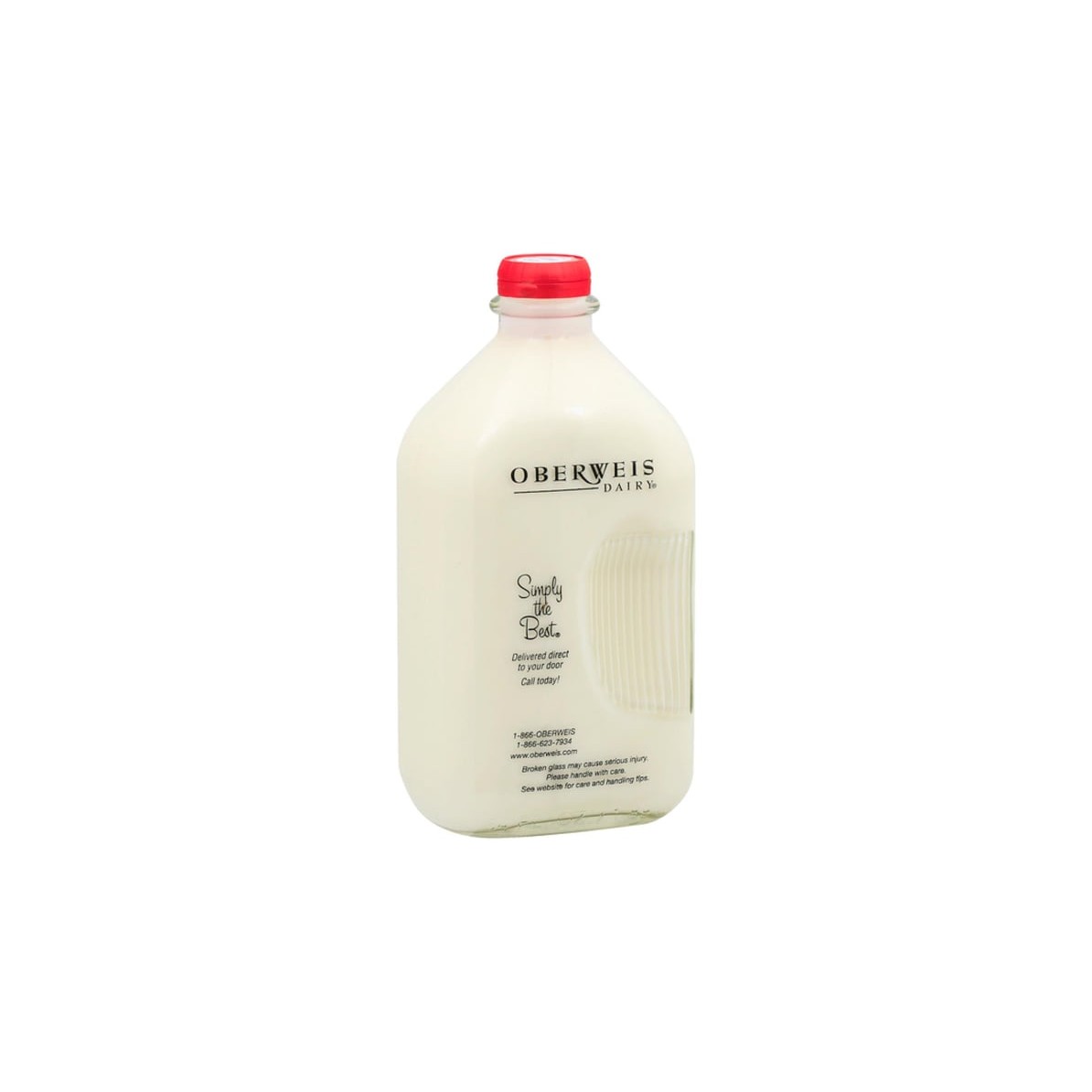 OBERWISE WHOLE MILK + Bottle Deposit 0.5 GALLON