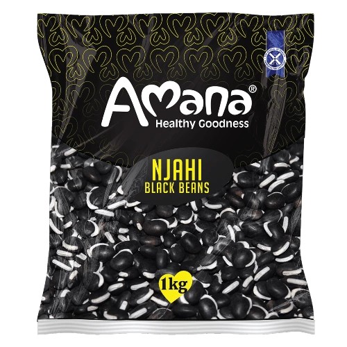 AMANA NJAHI BLACK BEANS 1 KG