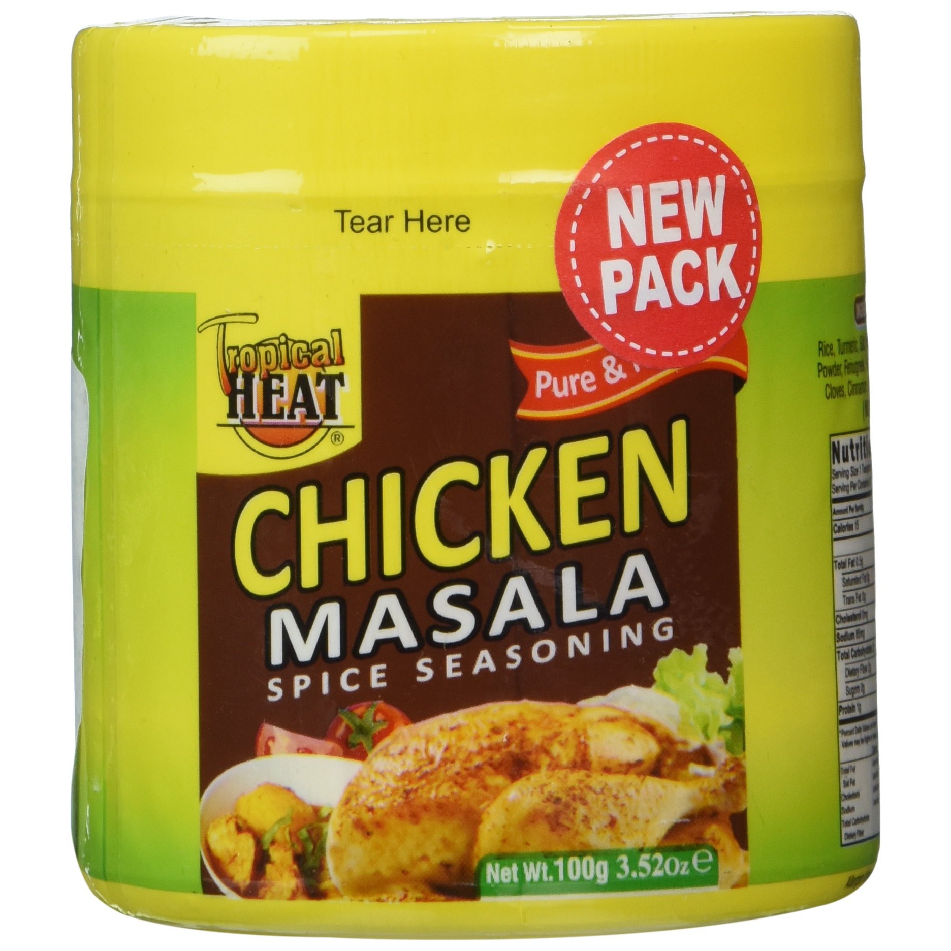 CHICKEN MASALA TROPICAL HEAT 3.5 OZ