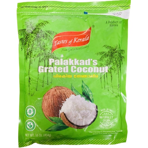 TASTES OF KERALA GRATED COCONUT 454 GM