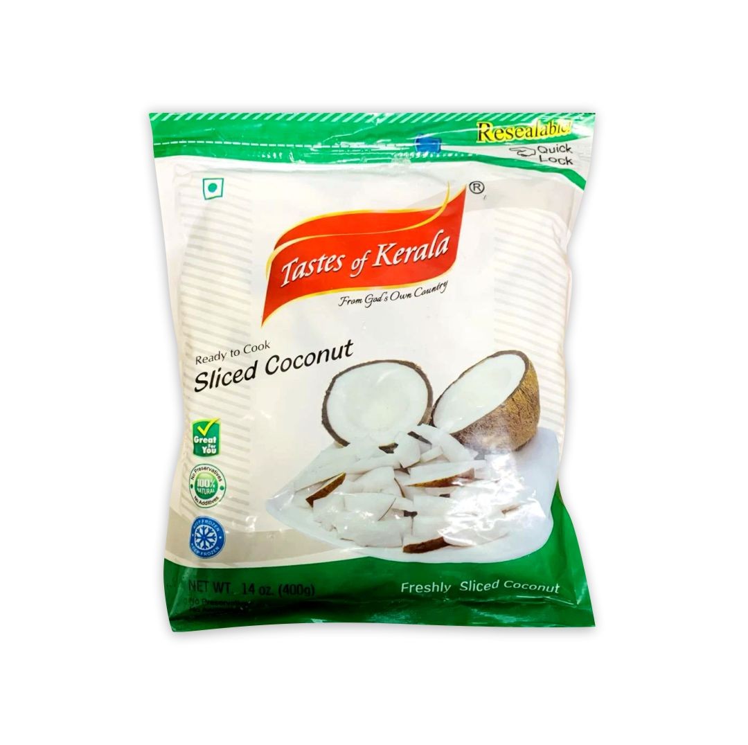 Taste Of Kerala Slice Coconut 400 GM