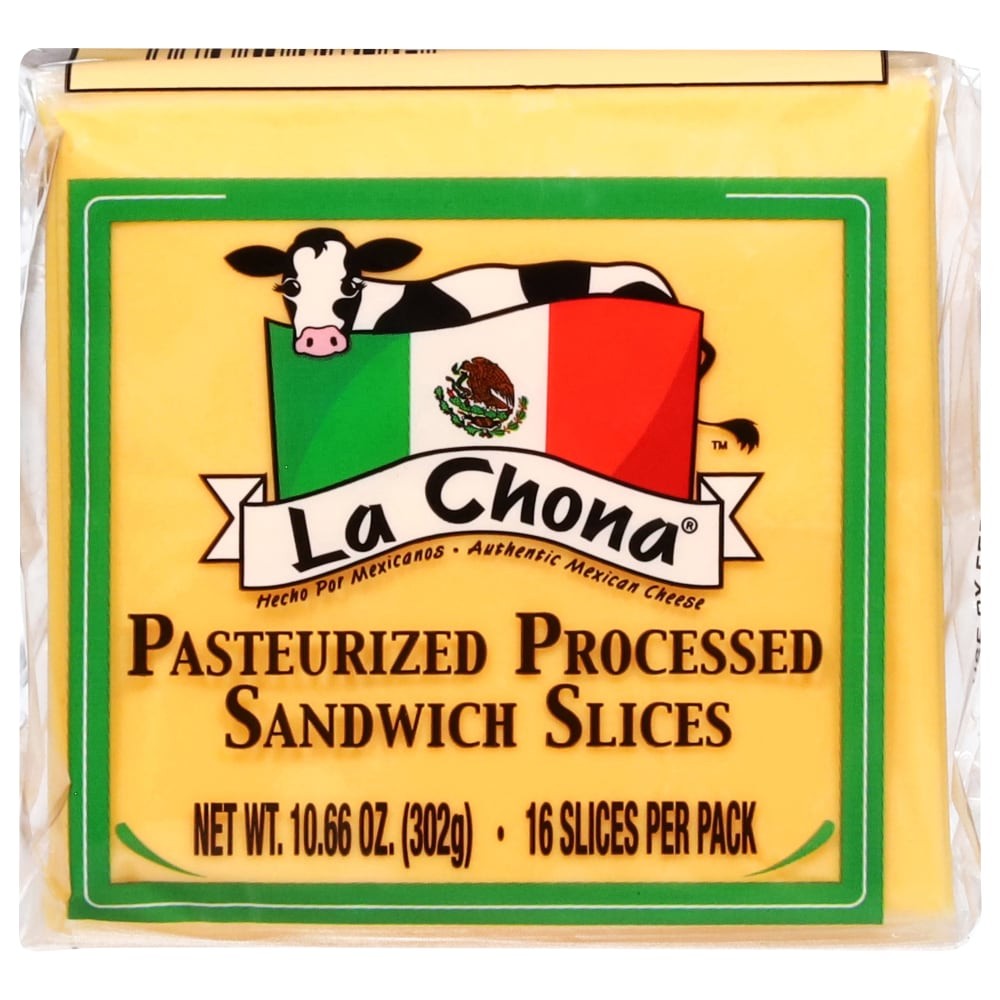 LA CHONA AMERICAN SINGLES CHEESE 10.7 OZ