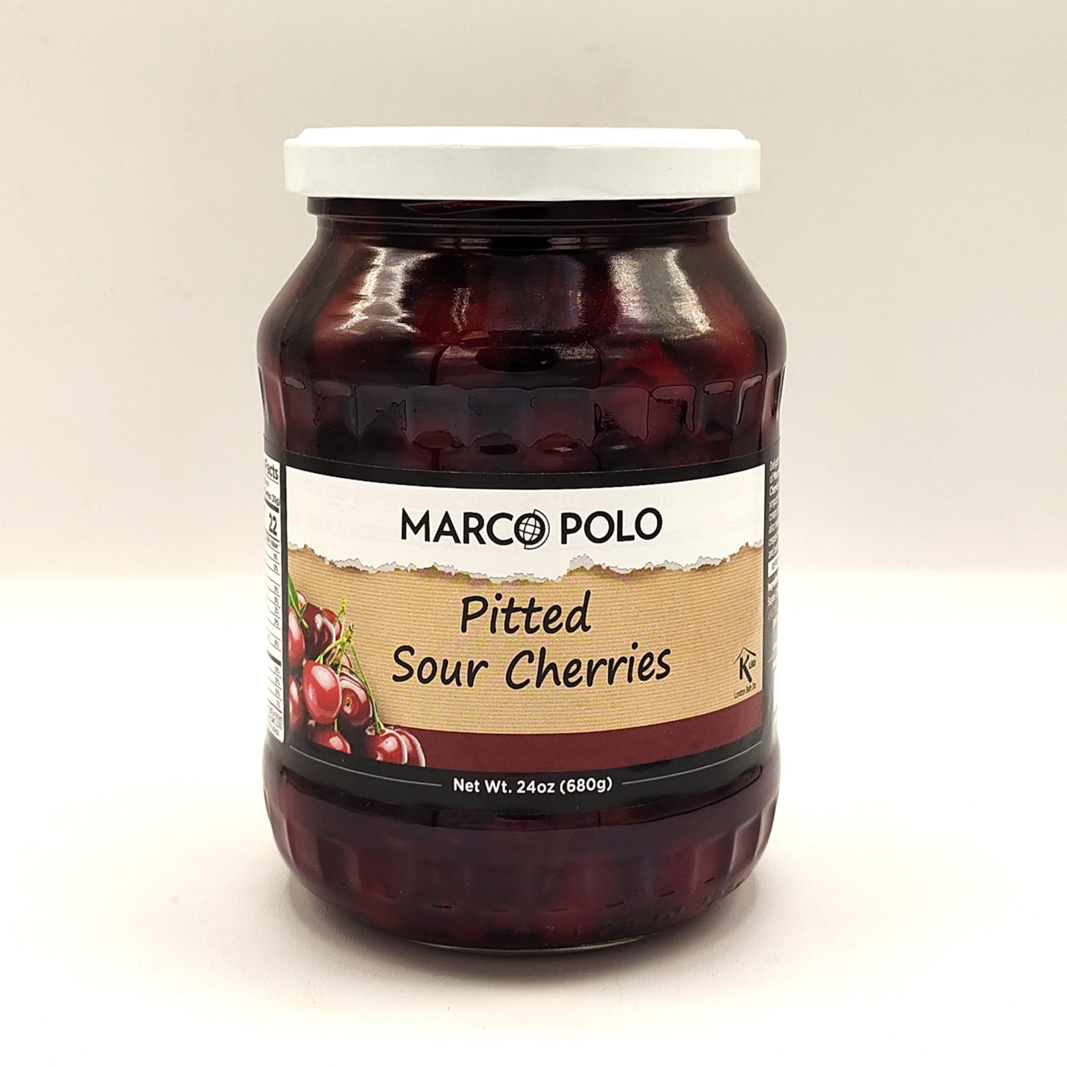 MAROCOPOLO PITTED SOUR CHERRIES 24 OZ