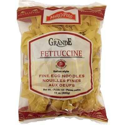 MARCO POLO GRANDE FETTUCCINE FINE EGG NOODLES 0.88 Lbs