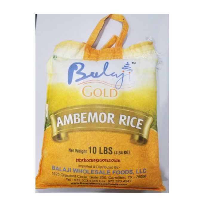 Balaji Ambemor Rice 10 LBS
