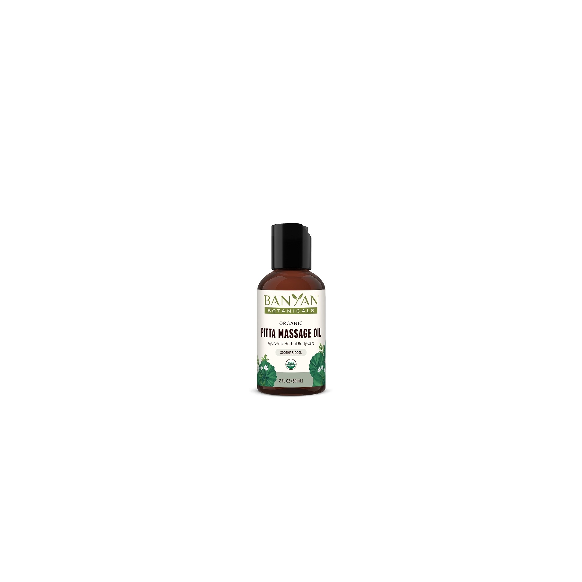 BANYAN ORGANIC PITTA MASSAGE OIL 0.25 Lbs