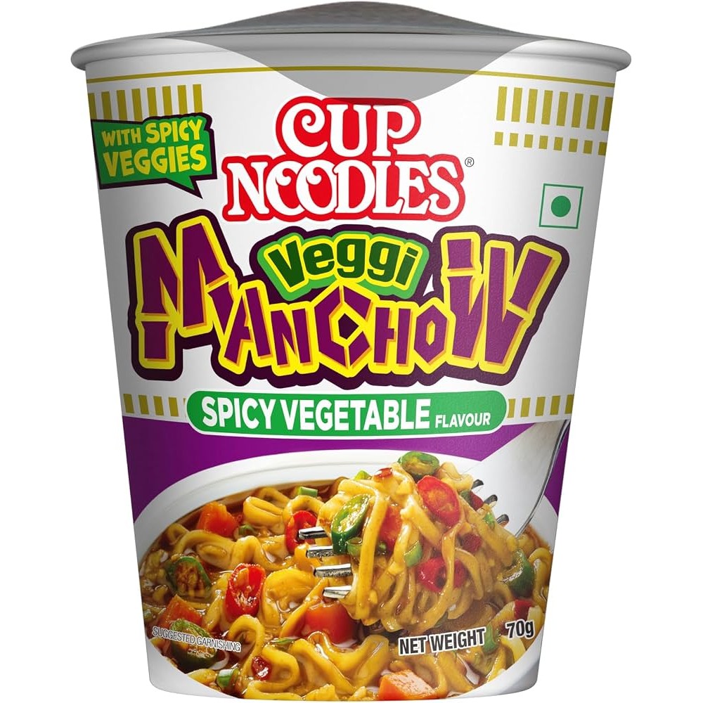 Nissin (India) Cup Noodles Veggi Manchow  48 PACK