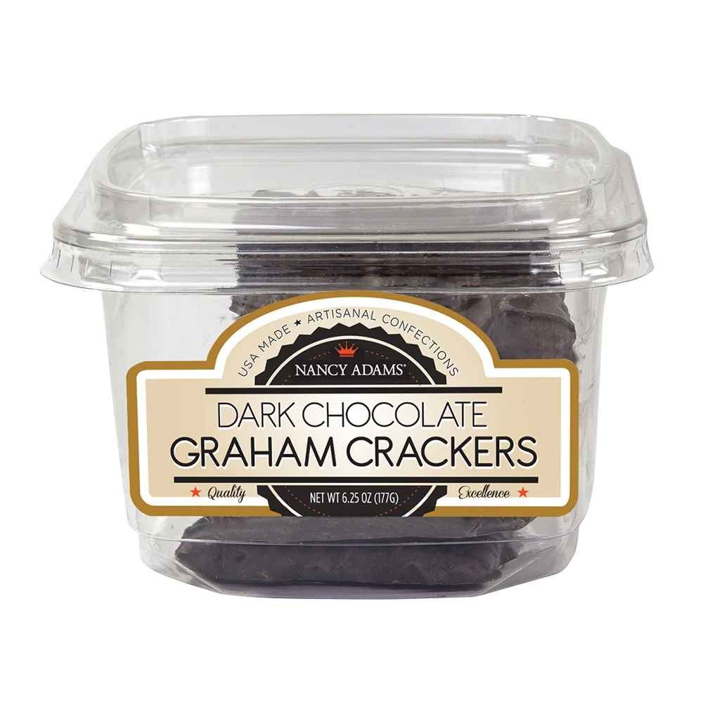 NANCY ADAMS DARK NCHOCOLATE GRAHAM CRACKERS 0.39 Lbs