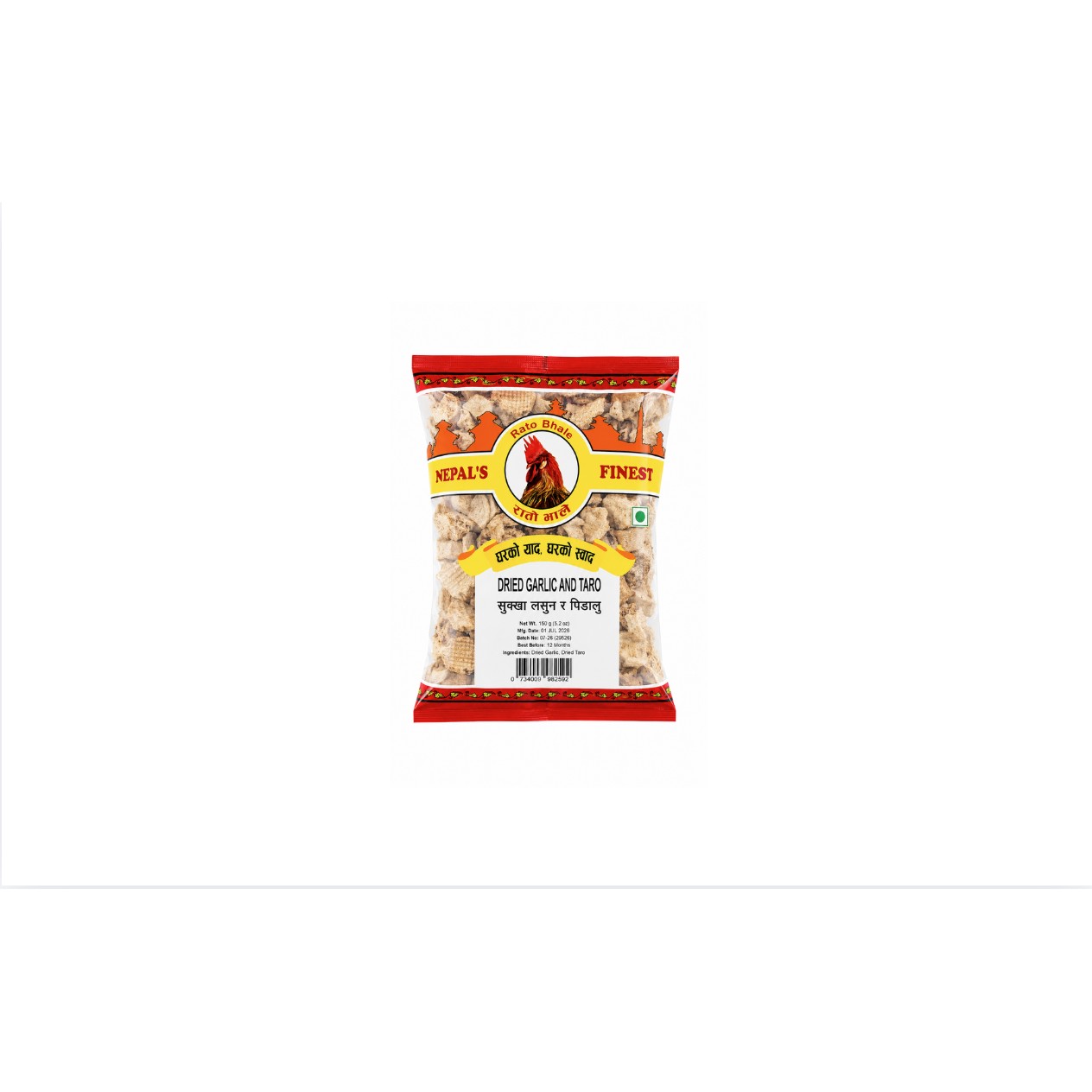Rato Dried Garlic & Taro 150 GM