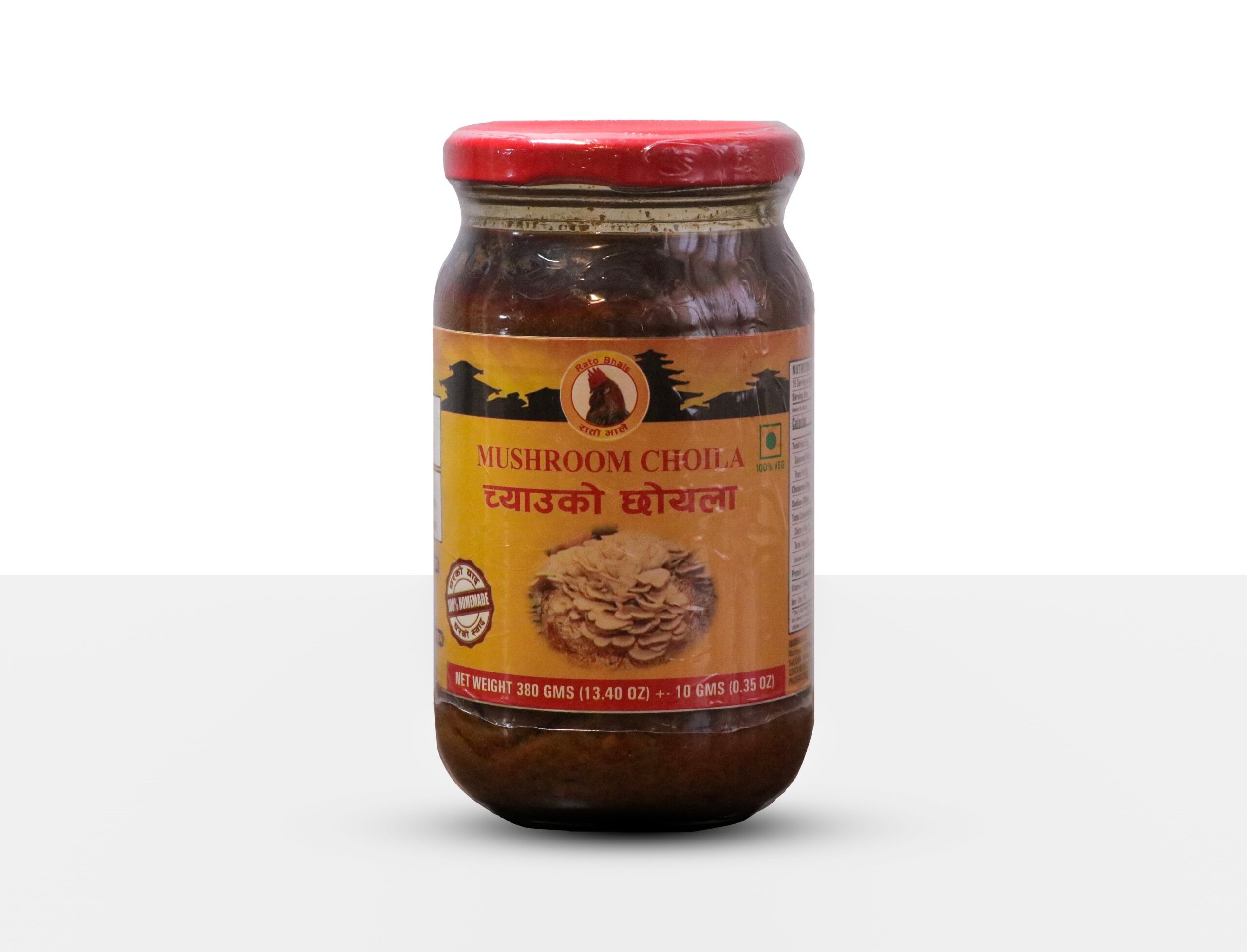 MUSHROOM CHOILA RATO BHALE 380 GM