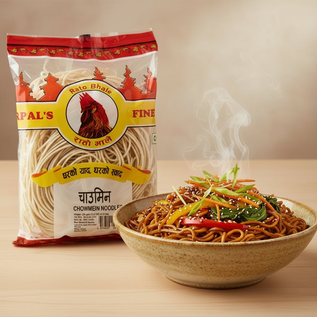 Rato Bhale Chowmein Noodles 250 GM
