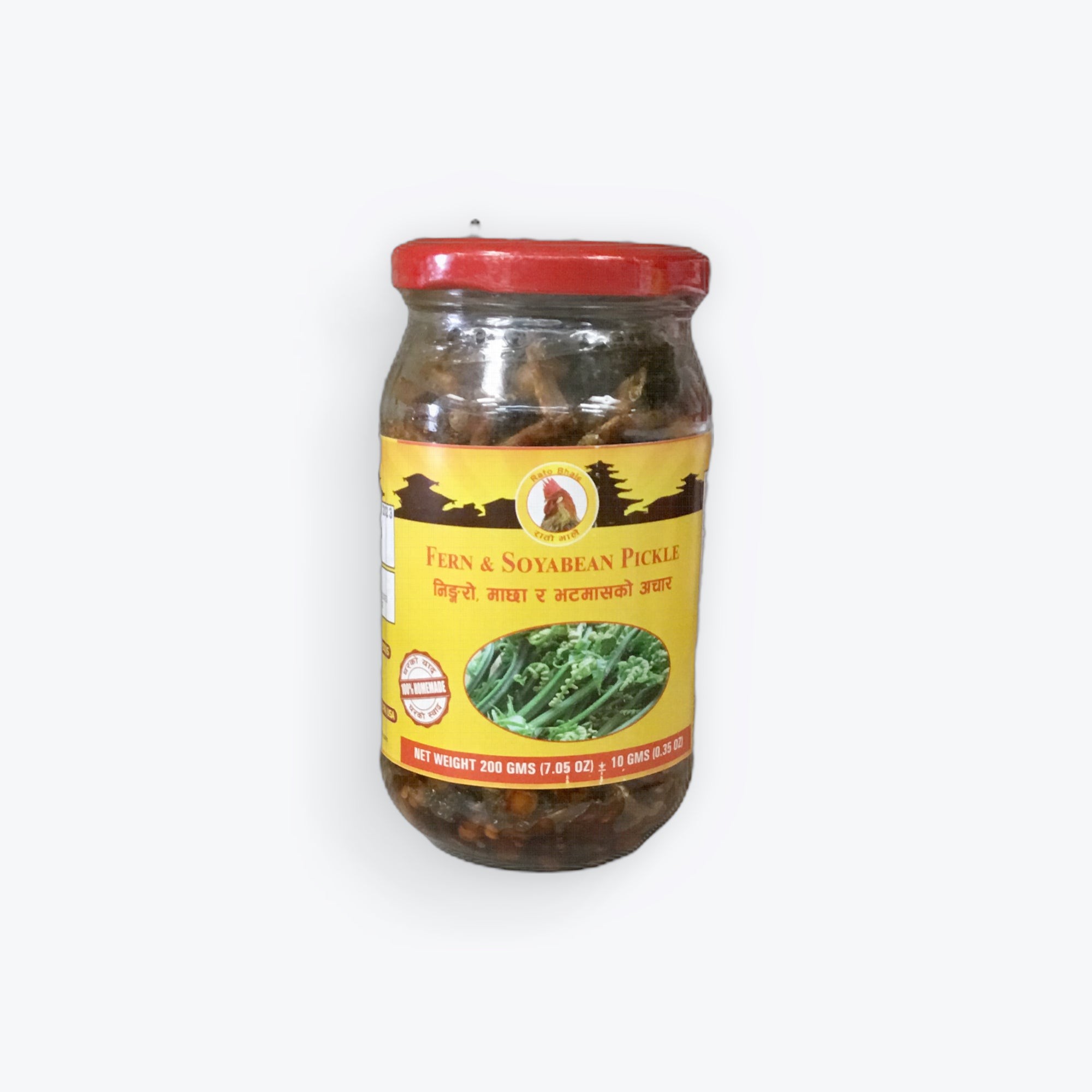 Rato Fern&Soyabean Pickle 200 GM
