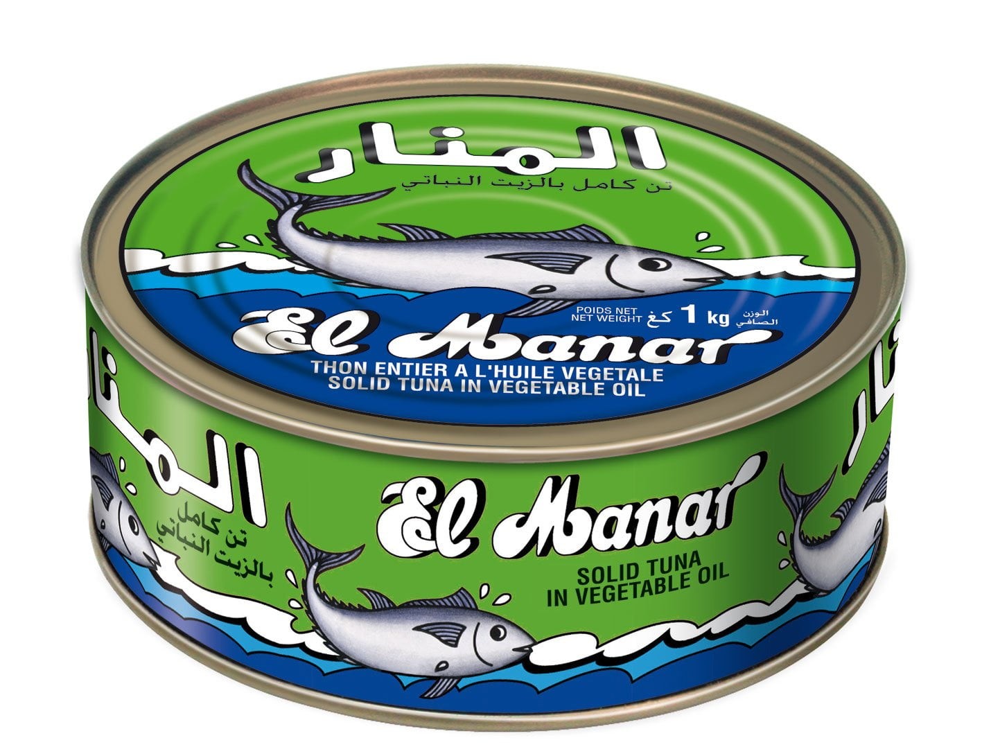 EL MANAR TUNA IN SUNFLOWER OIL 1 KG
