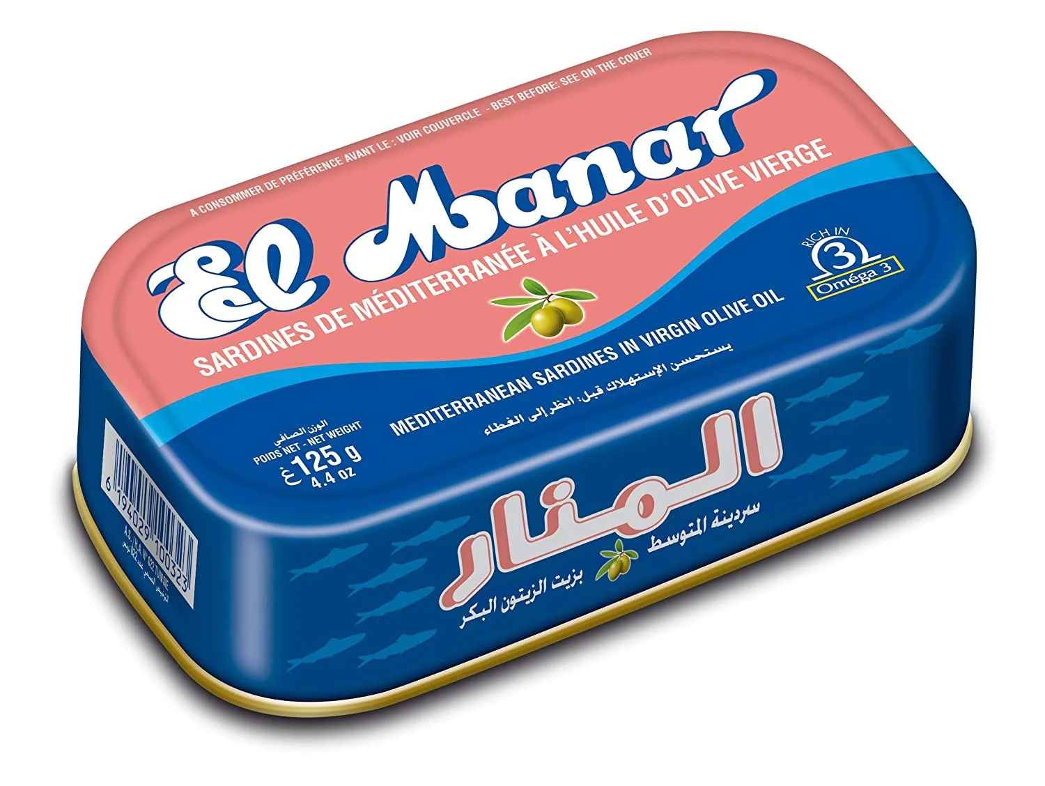 ELmanar Sardines IN Sanfl Oil 12 OZ