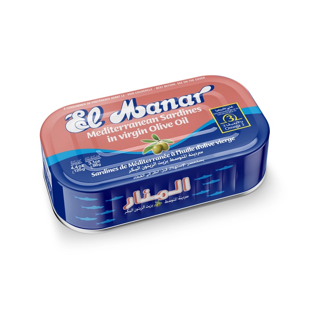 EL MANAR SARDINES IN VIRGIN OIL 125 GM