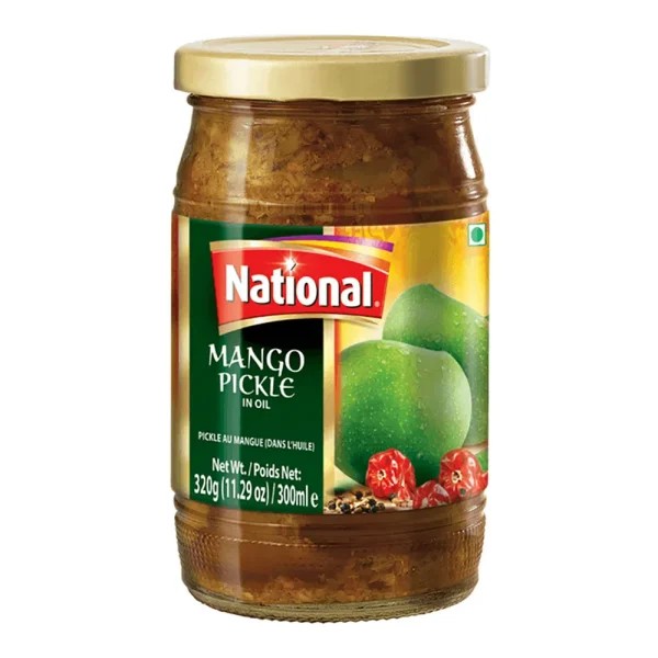 NATIONAL PEELED MANGO PICKLE 320 GM
