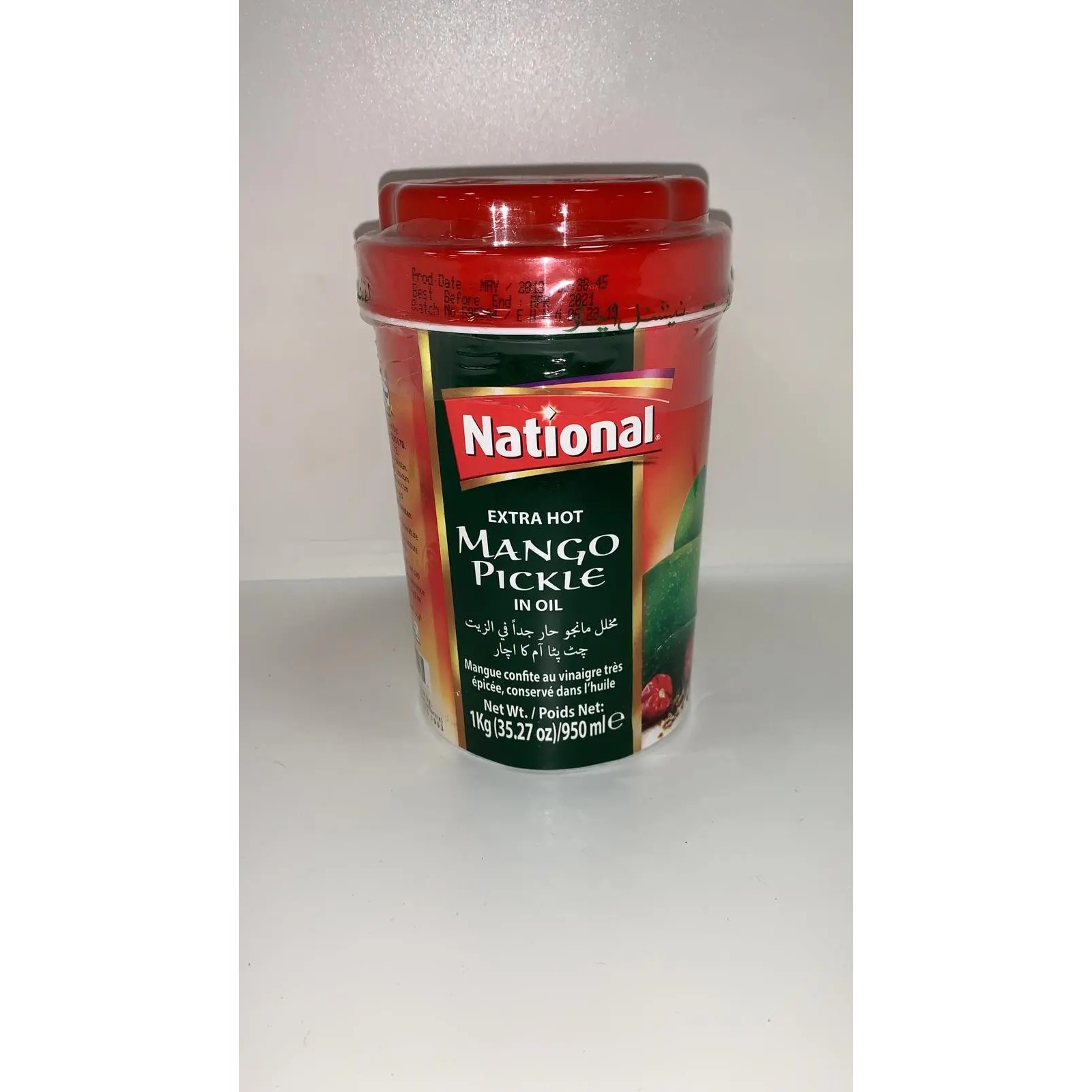 National Mango Pickle In Oil 35.27 OZ