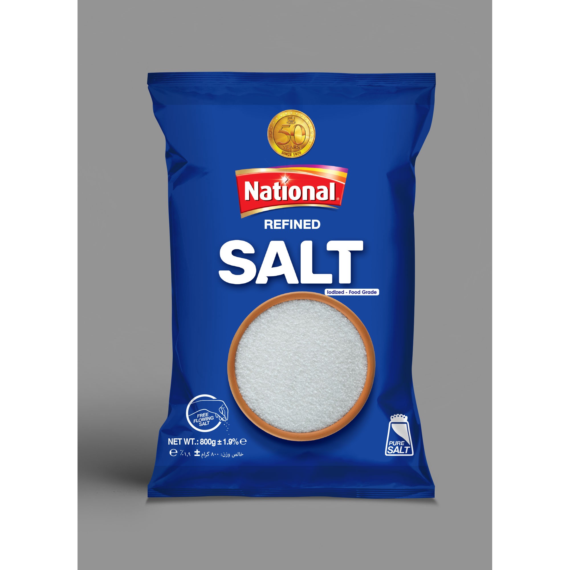 National: Refined Salt Iodized 1.76 EACH