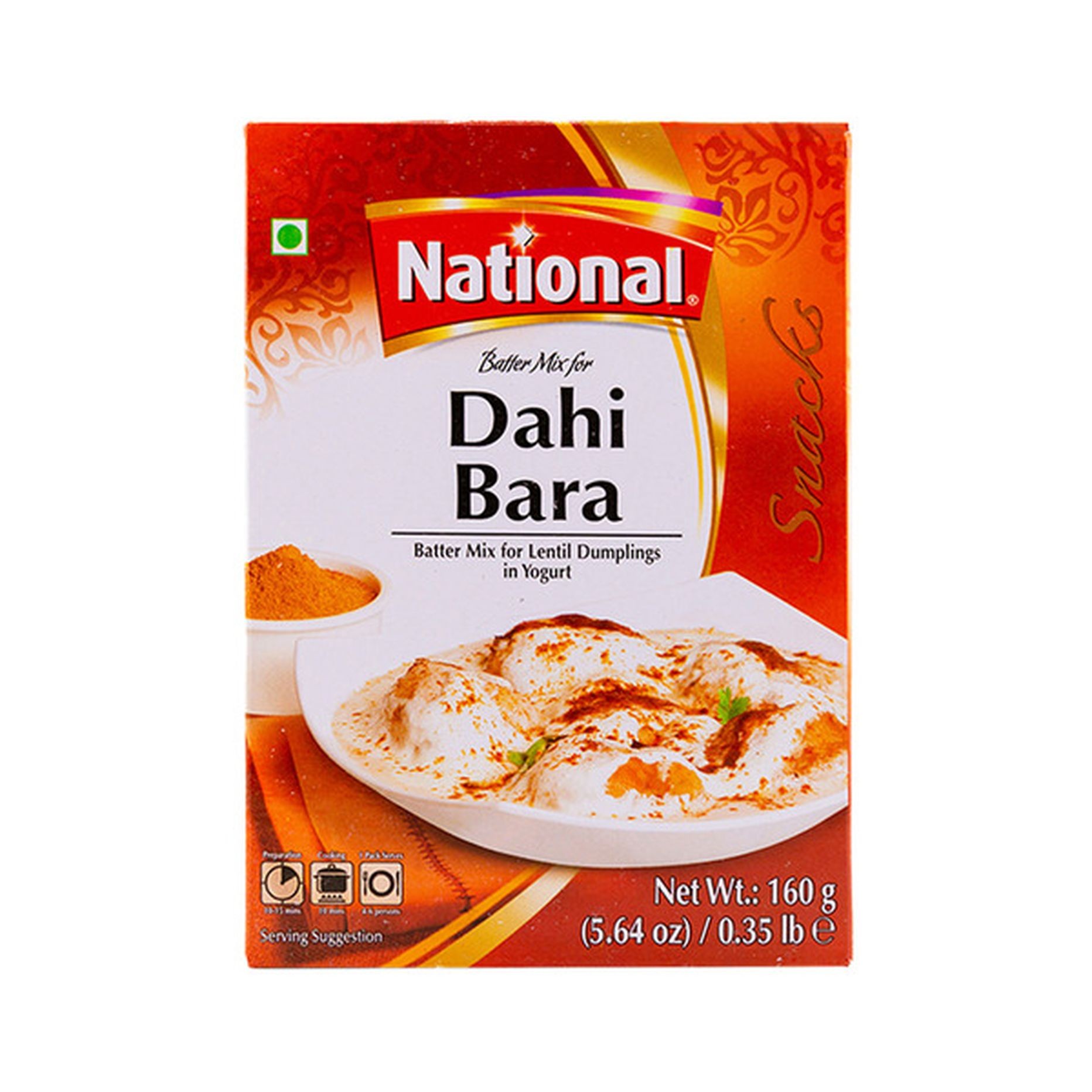 NATIONAL DAHI BARA POWDER 160 GM